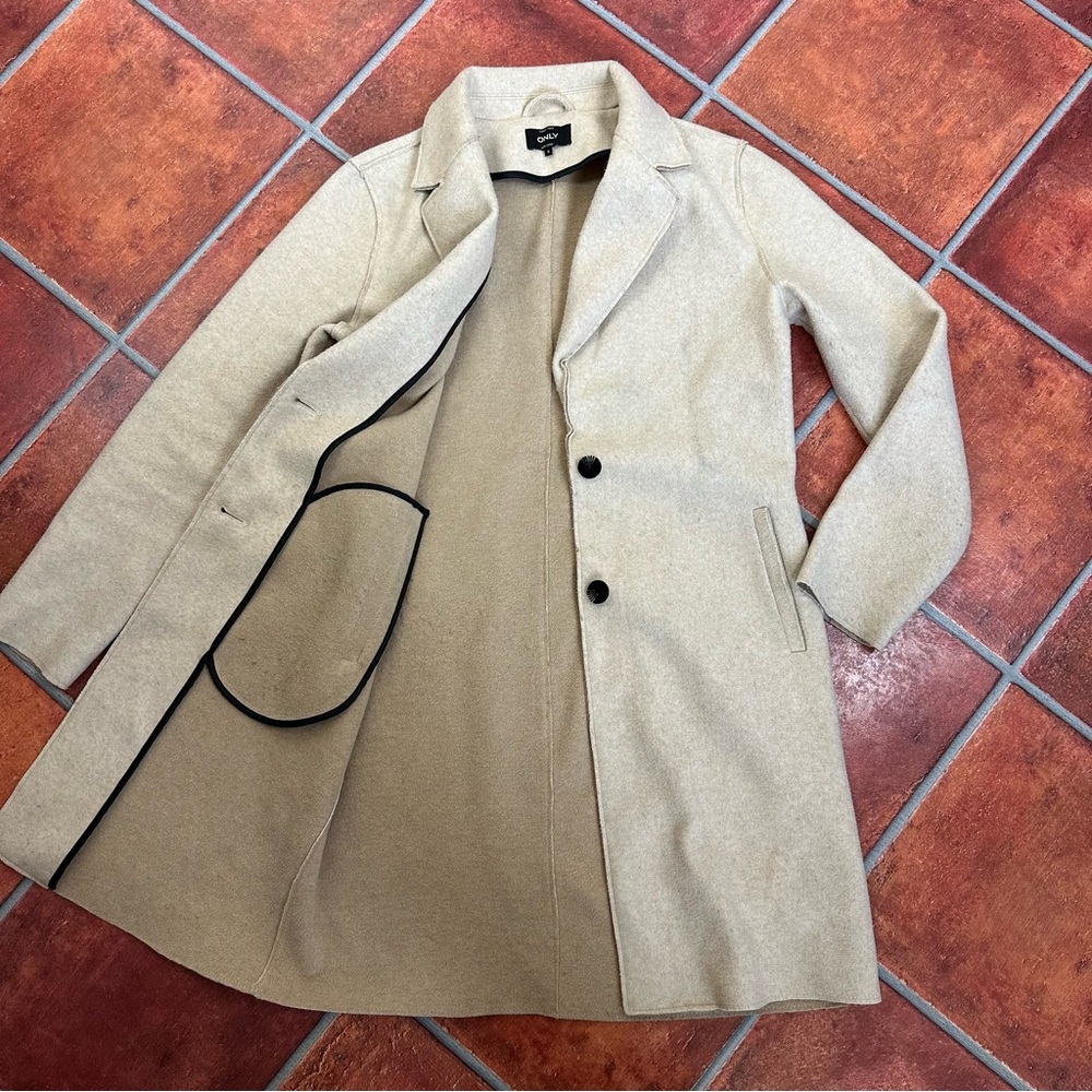 Only Our Story Elegant Tan Women's Coat